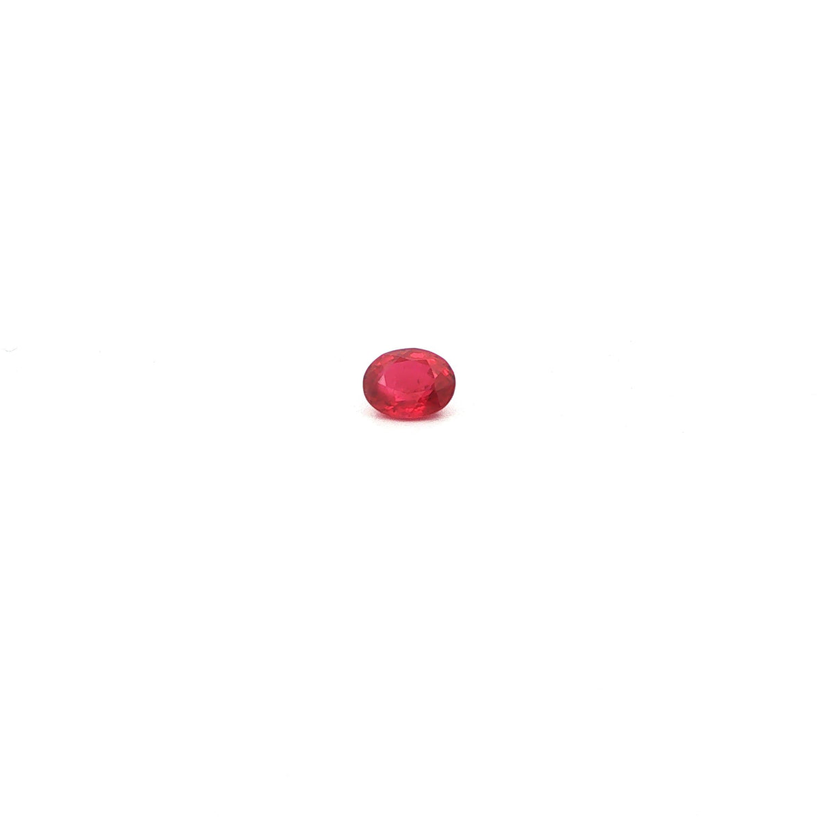 Oval Red Ruby 0.5ct loose gemstone