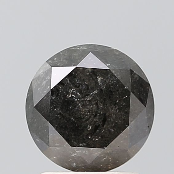 Round Salt And Pepper Natural Diamond 1.84ct VVS2 loose diamond