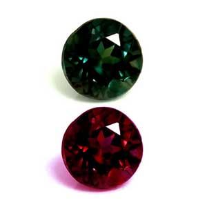 Round Green Alexandrite 0.16ct loose gemstone