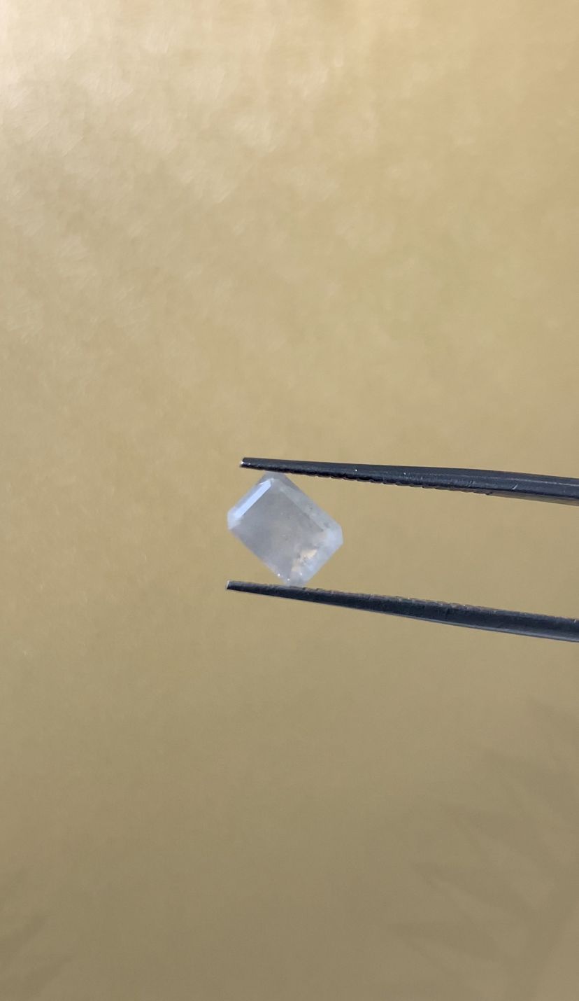 Emerald Fancy Light Gray Natural Diamond 0.64ct loose diamond