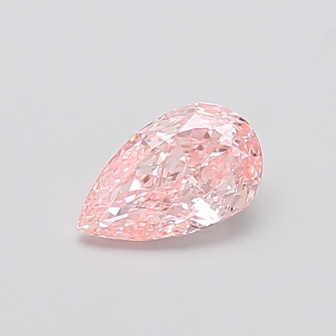 Pear Fancy Vivid Pink Lab-grown Diamond 1ct VS1 loose diamond
