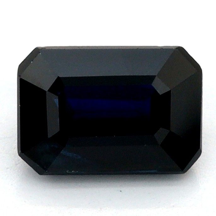 Emerald Blue Sapphire 0.76ct loose gemstone