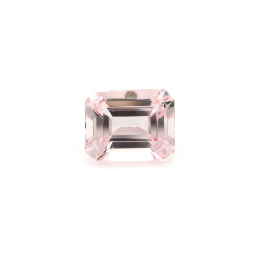 Octagonal Pink Morganite 3.44ct loose gemstone