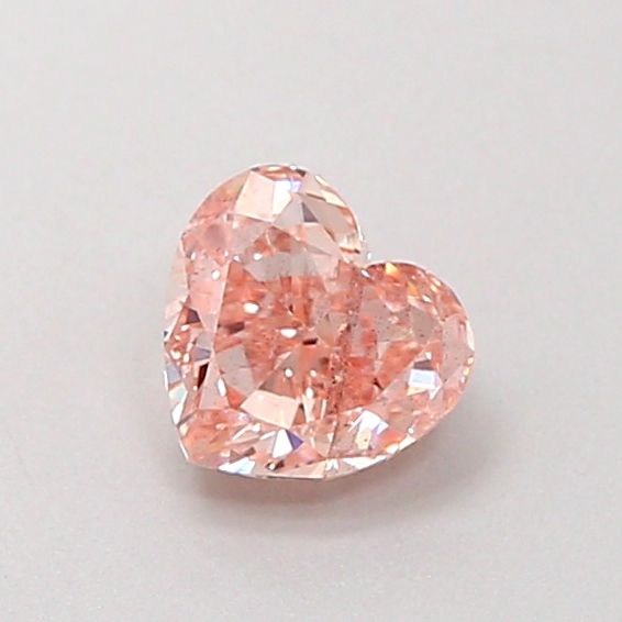 Heart Fancy Pinkish Brown Lab-grown Diamond 0.52ct SI1 loose diamond