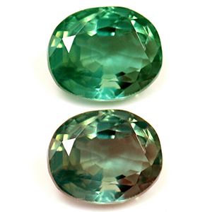 Oval Green Alexandrite 0.68ct loose gemstone