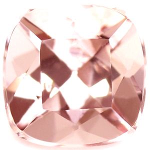 Cushion Pink Morganite 1.09ct loose gemstone
