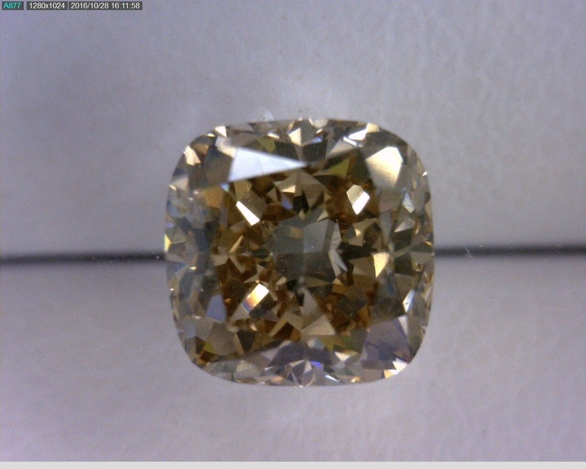 Cushion Champagne Natural Diamond 1.16ct SI1 loose diamond