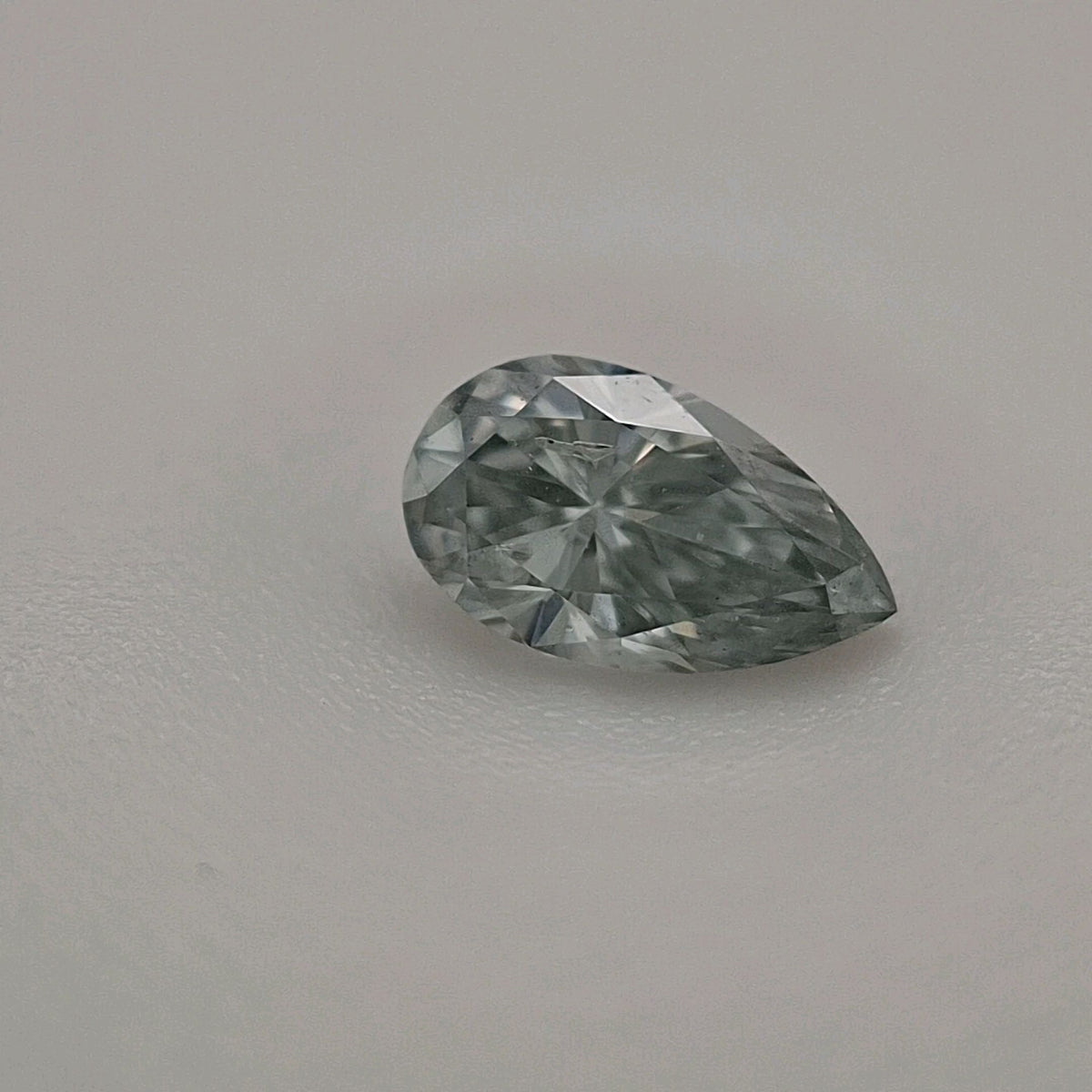 Pear Fancy Gray Natural Diamond 0.23ct SI2 loose diamond