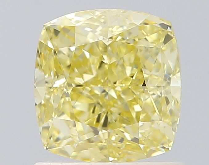 Cushion Yellow Natural Diamond 1ct VS2 loose diamond