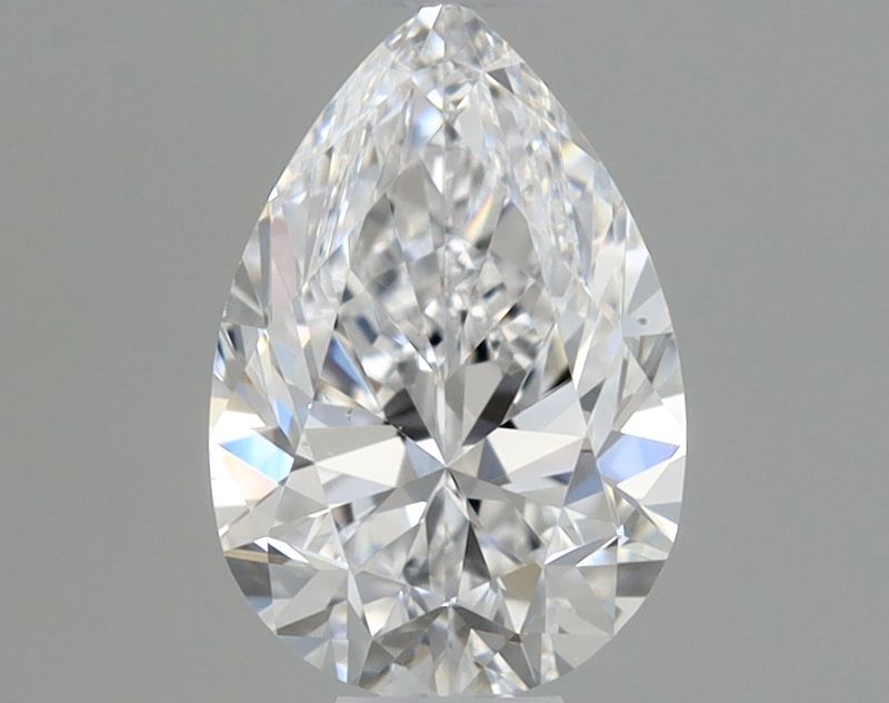 Pear Natural Diamond 0.45ct D VS2