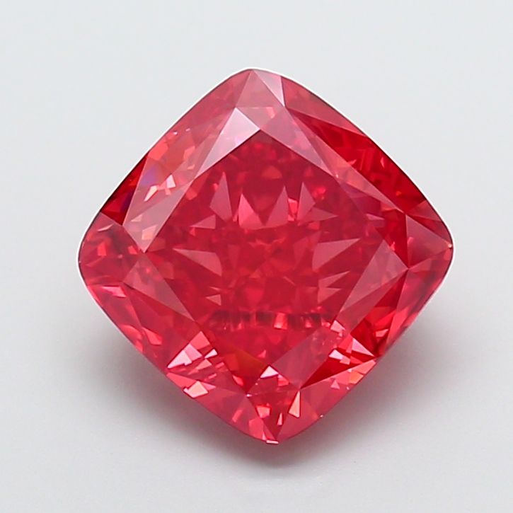 Cushion Fancy Vivid Red Lab-grown Diamond 7.02ct VS2 loose diamond