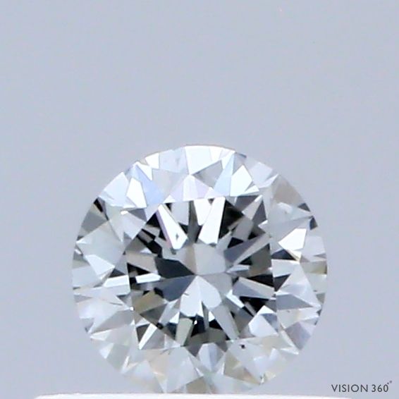 Round Fancy Light Gray Lab-grown Diamond 0.3ct VS2 loose diamond