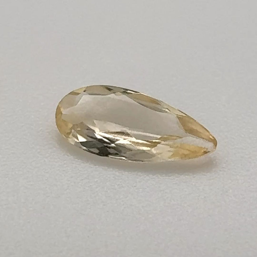 Pear Yellow Topaz 0.54ct loose gemstone