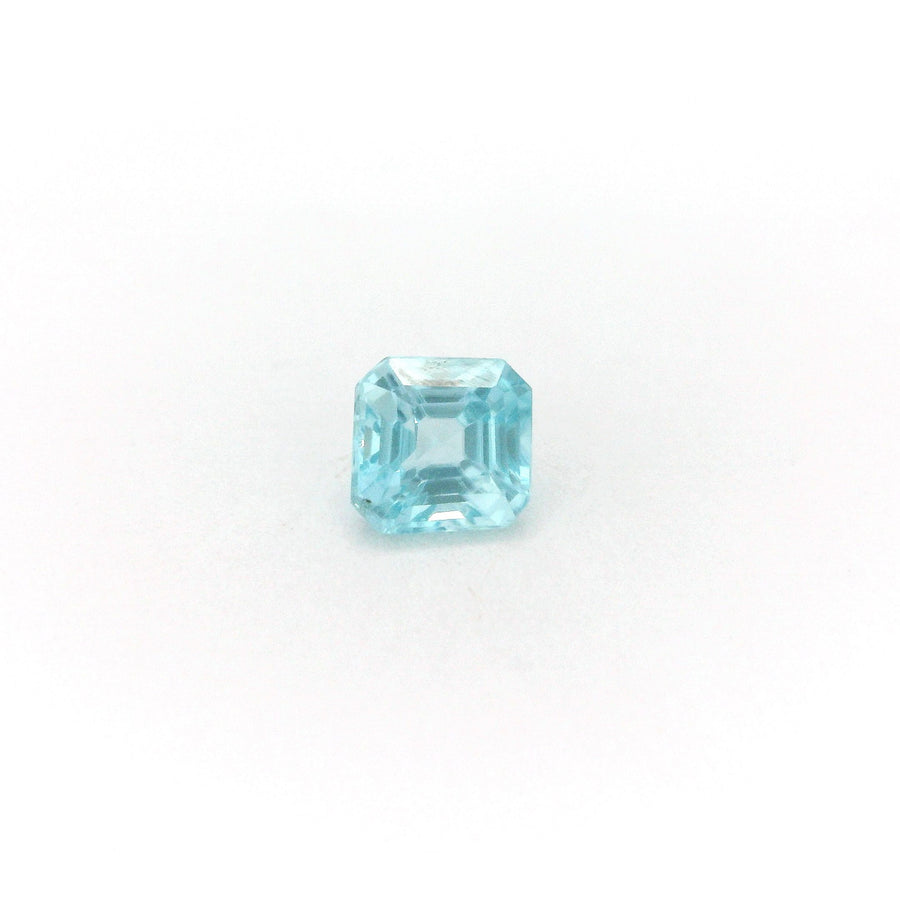 Octagonal Blue Zircon 1.03ct loose gemstone