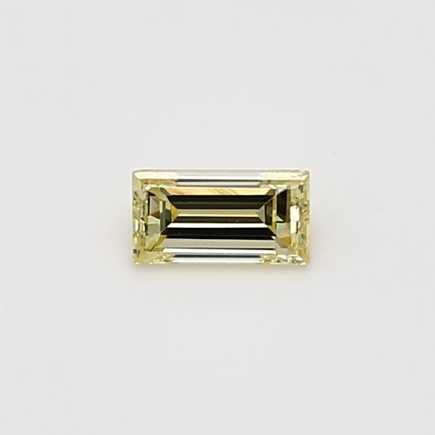 Baguette Fancy Yellow Natural Diamond 0.23ct SI1 loose diamond