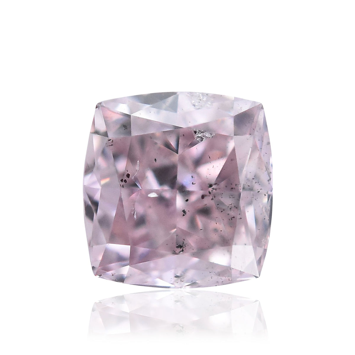 Cushion Fancy Purplish Pink Natural Diamond 0.35ct SI2 loose diamond