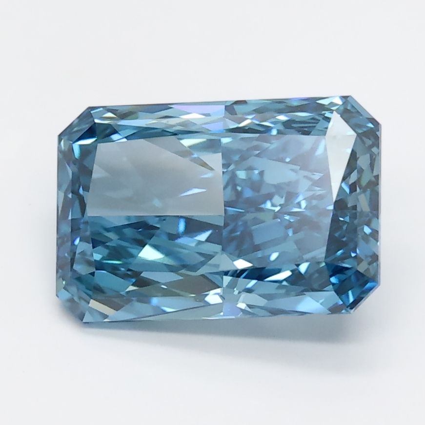 Radiant Blue Lab-grown Diamond 2.12ct VVS2 loose diamond