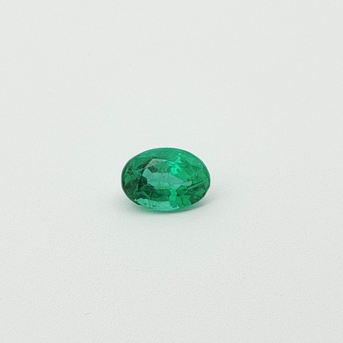 Oval Green Emerald 0.71ct loose gemstone