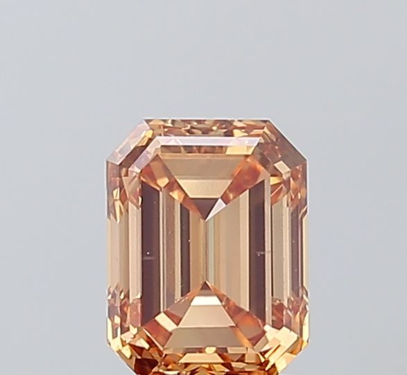 Emerald Fancy Intense Brownish Orange Lab-grown Diamond 1.1ct VS2 loose diamond