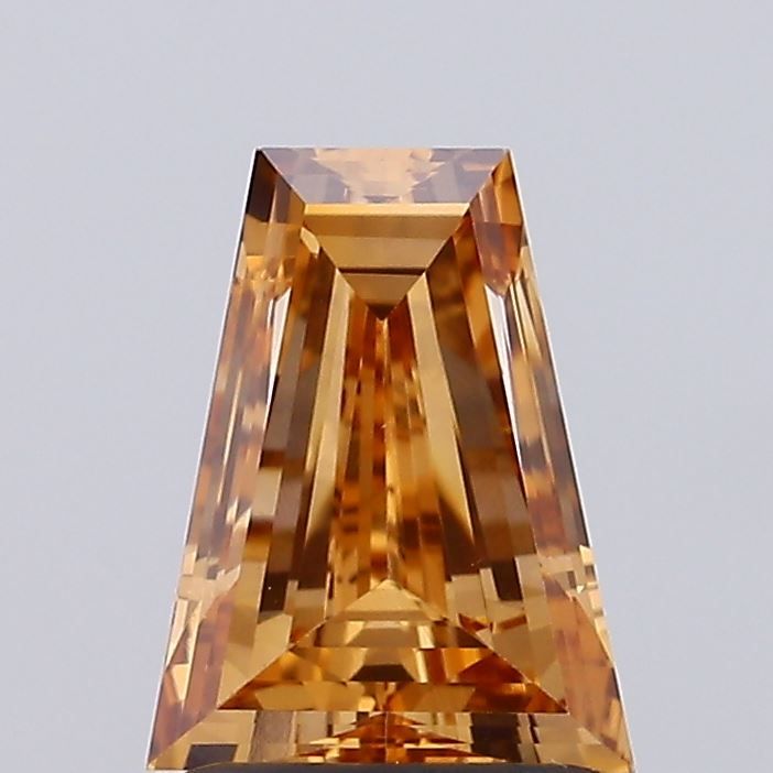 Tapered Baguette Fancy Brown Lab-grown Diamond 1.29ct VVS2 loose diamond