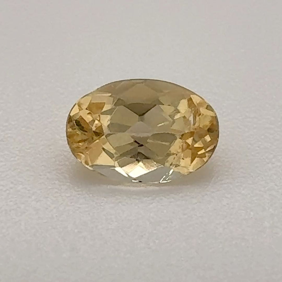 Oval Yellow Topaz 0.64ct loose gemstone