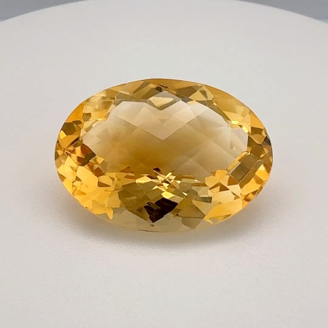 Oval Orange Citrine 11.03ct loose gemstone
