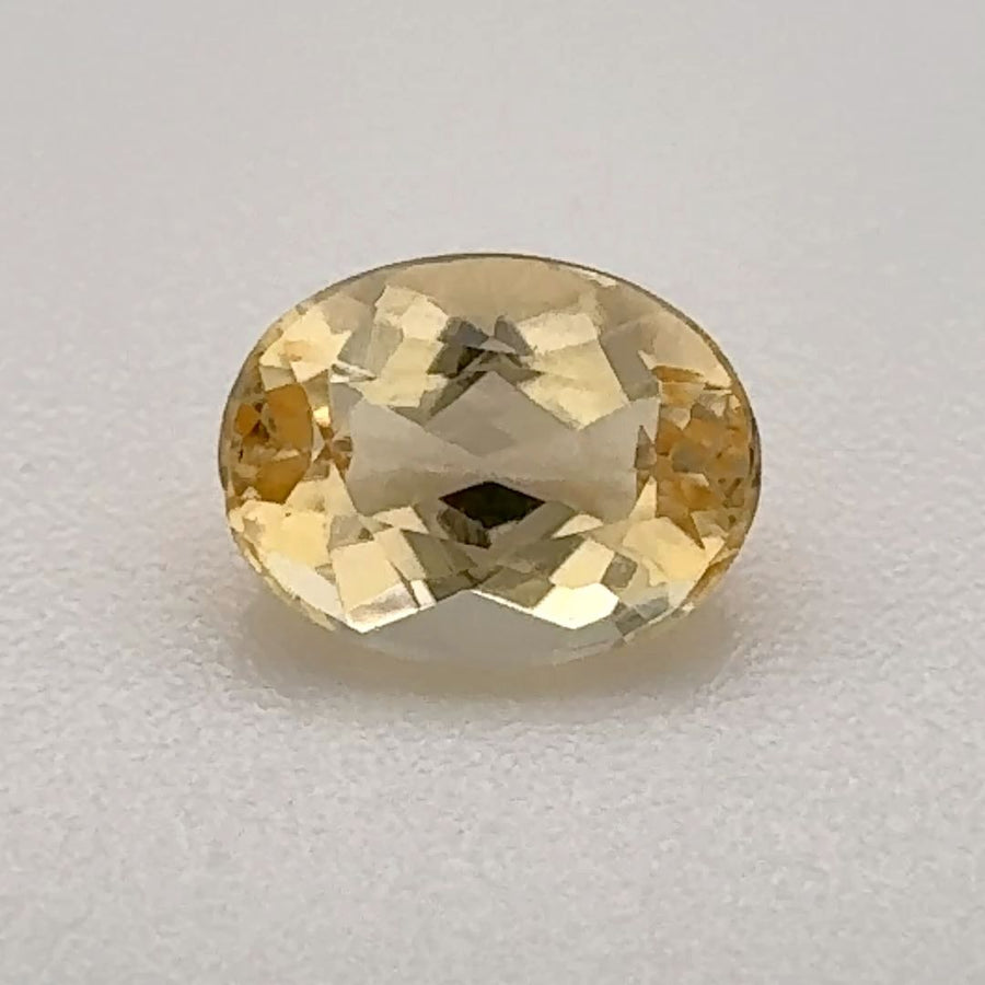 Oval Yellow Topaz 0.83ct loose gemstone