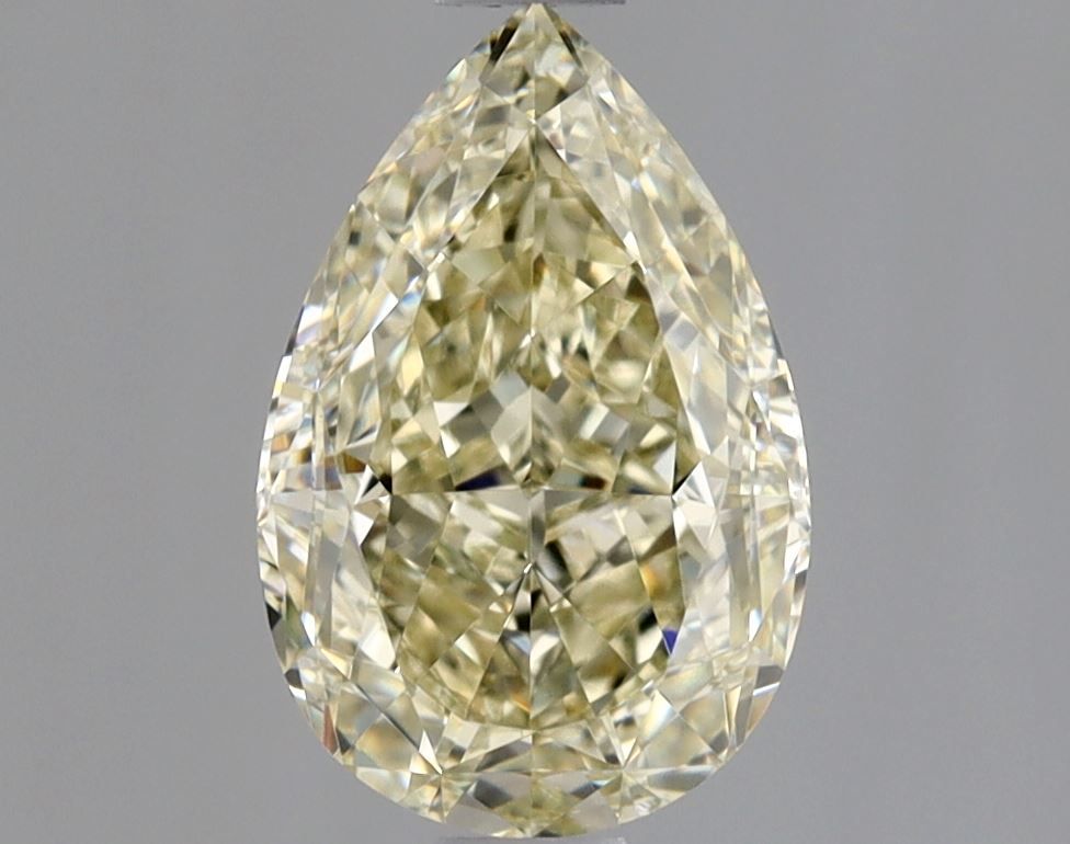 Pear Fancy Light Blueish Gray Natural Diamond 1.41ct VVS2 loose diamond