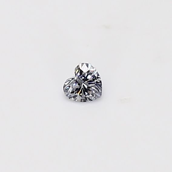 Heart Fancy Light Gray Natural Diamond 0.05ct loose diamond