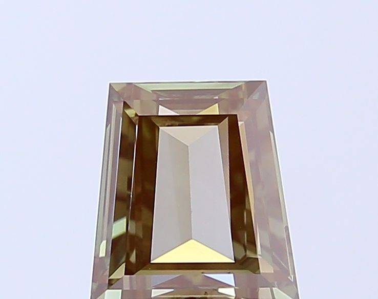 Tapered Baguette Fancy Green Lab-grown Diamond 1.93ct VVS2 loose diamond