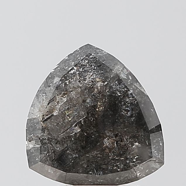 Trilliant Salt And Pepper Natural Diamond 2.01ct VS2 loose diamond