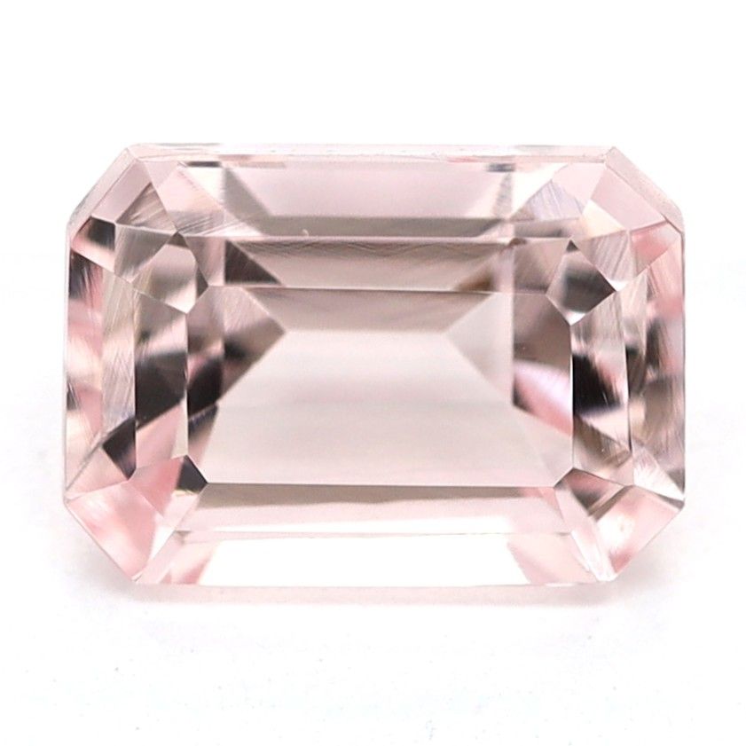 Emerald Pink Morganite 1.08ct loose gemstone