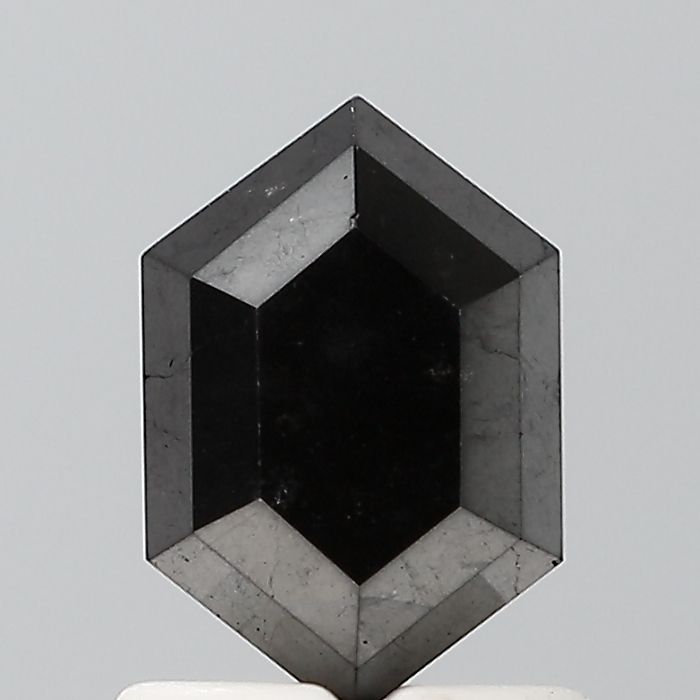 Hexagonal Black Natural Diamond 1.2ct VVS2 loose diamond