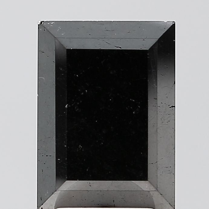 Baguette Black Natural Diamond 3.9ct VS2 loose diamond