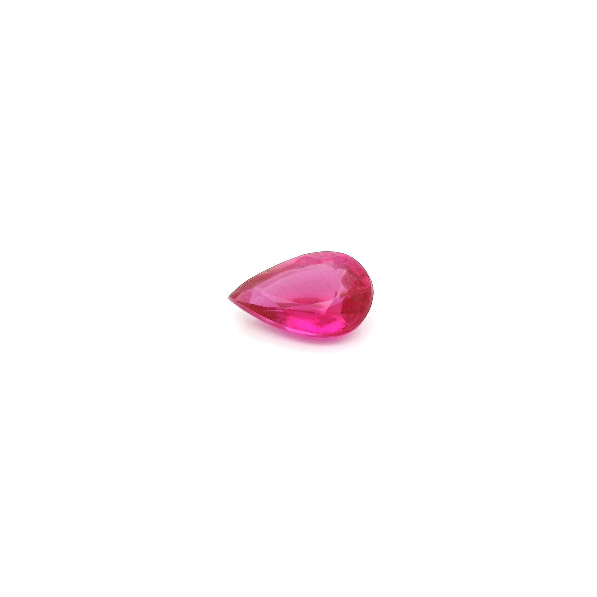 Pear Red Ruby 0.48ct loose gemstone