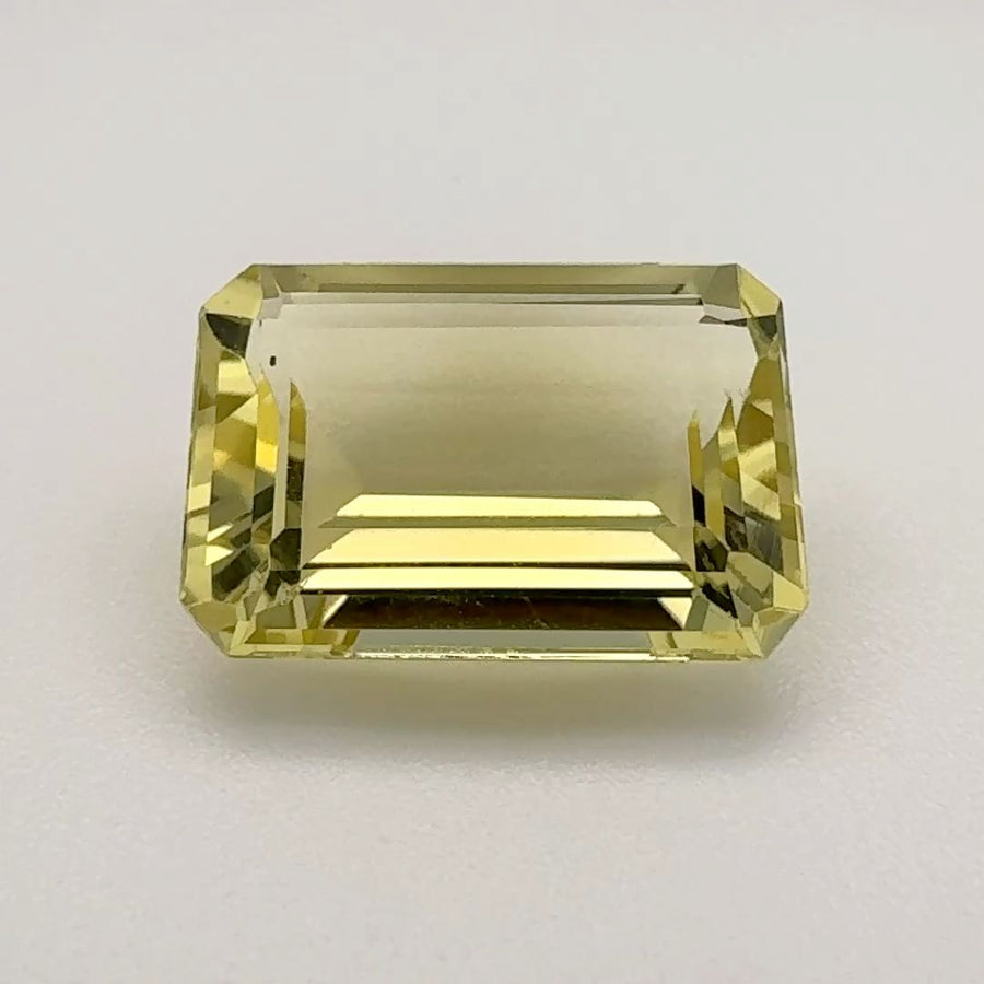 Octagonal Yellow Beryl 5.955ct loose gemstone