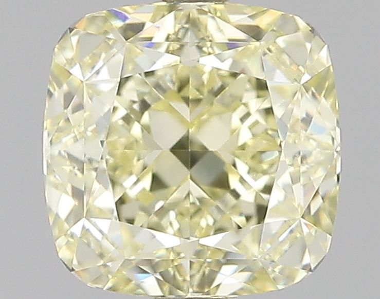 Cushion Fancy Light Yellow Natural Diamond 1.51ct VVS1 loose diamond