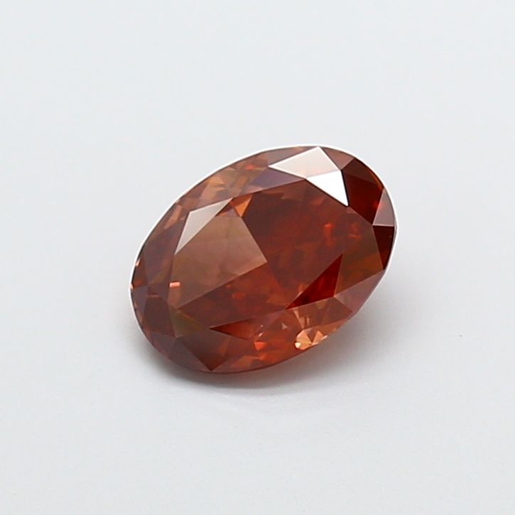 Oval Fancy Vivid Red Lab-grown Diamond 1.5ct VVS2 loose diamond
