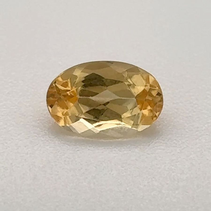 Oval Yellow Topaz 0.675ct loose gemstone