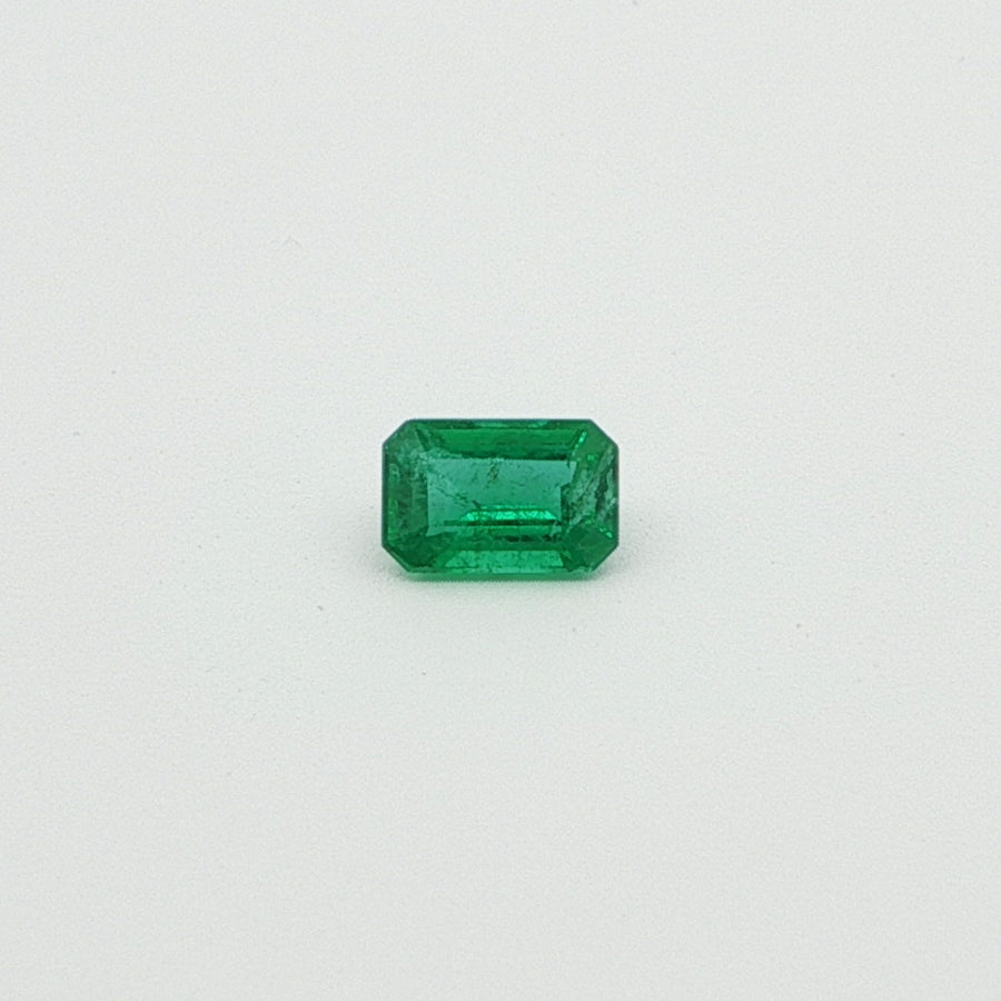 Octagonal Green Emerald 0.5ct loose gemstone