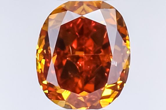 Oval Fancy Deep Brownish Yellowish Orange Natural Diamond 0.41ct SI2 loose diamond