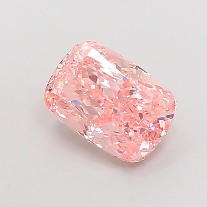 Cushion Fancy Vivid Pink Lab-grown Diamond 5.02ct VS1 loose diamond