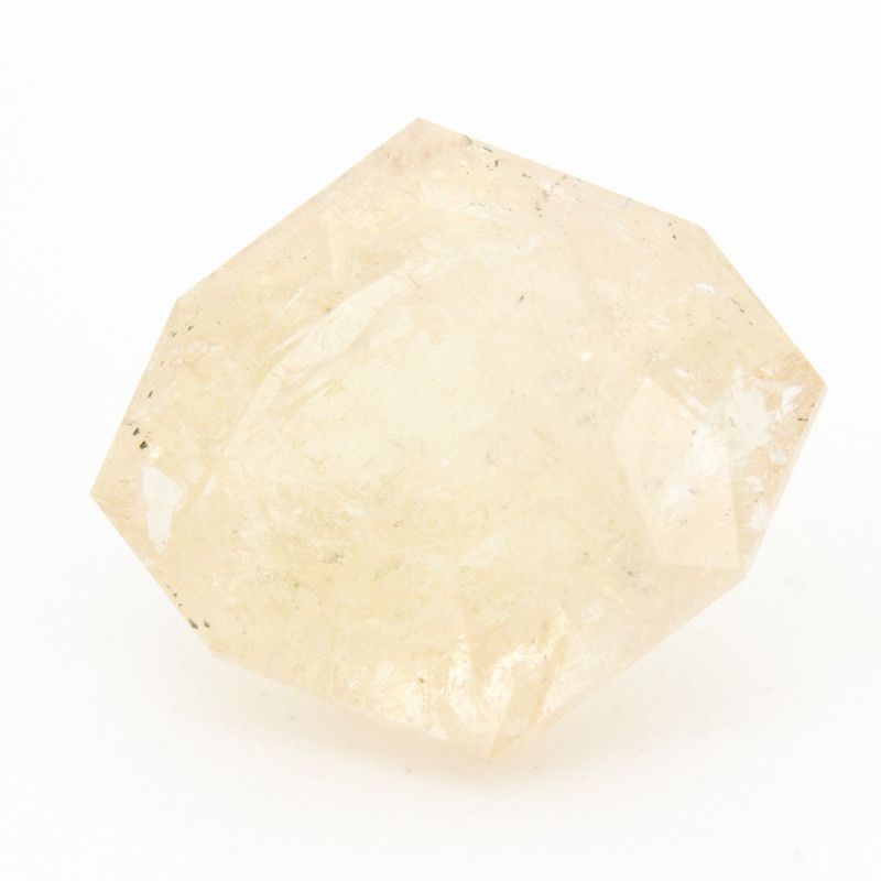Octagonal Orange Topaz 10.01ct loose gemstone