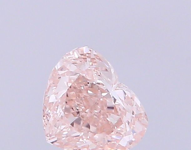 Heart Fancy Light Pinkish Brown Lab-grown Diamond 0.75ct VVS2 loose diamond