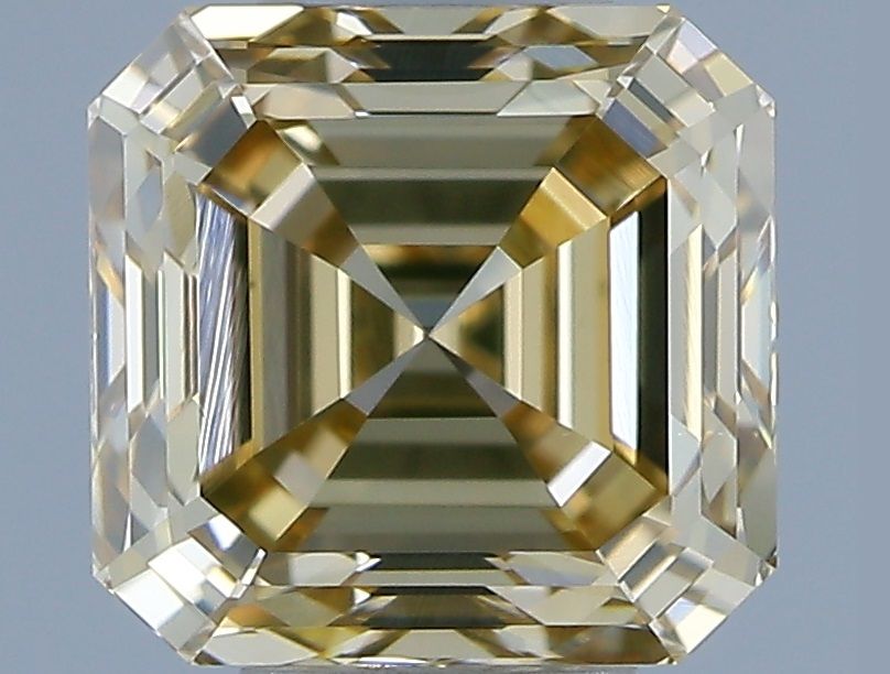 Square Emerald Fancy Brown Yellow Natural Diamond 1.01ct VS2 loose diamond