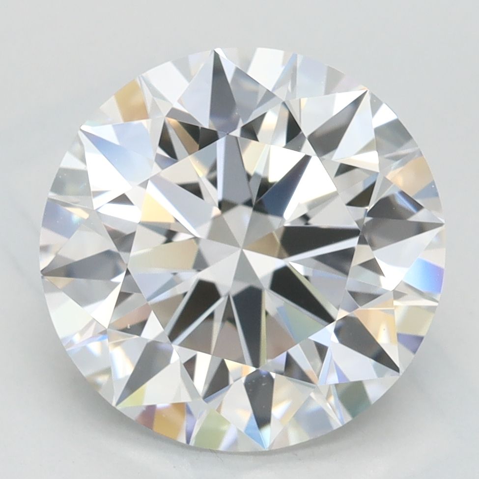 Round Lab-Grown Diamond 3.43ct D IF