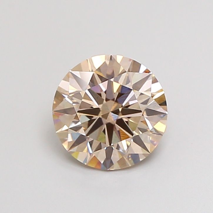 Round Fancy Light Brown Lab-grown Diamond 2.29ct VS1 loose diamond