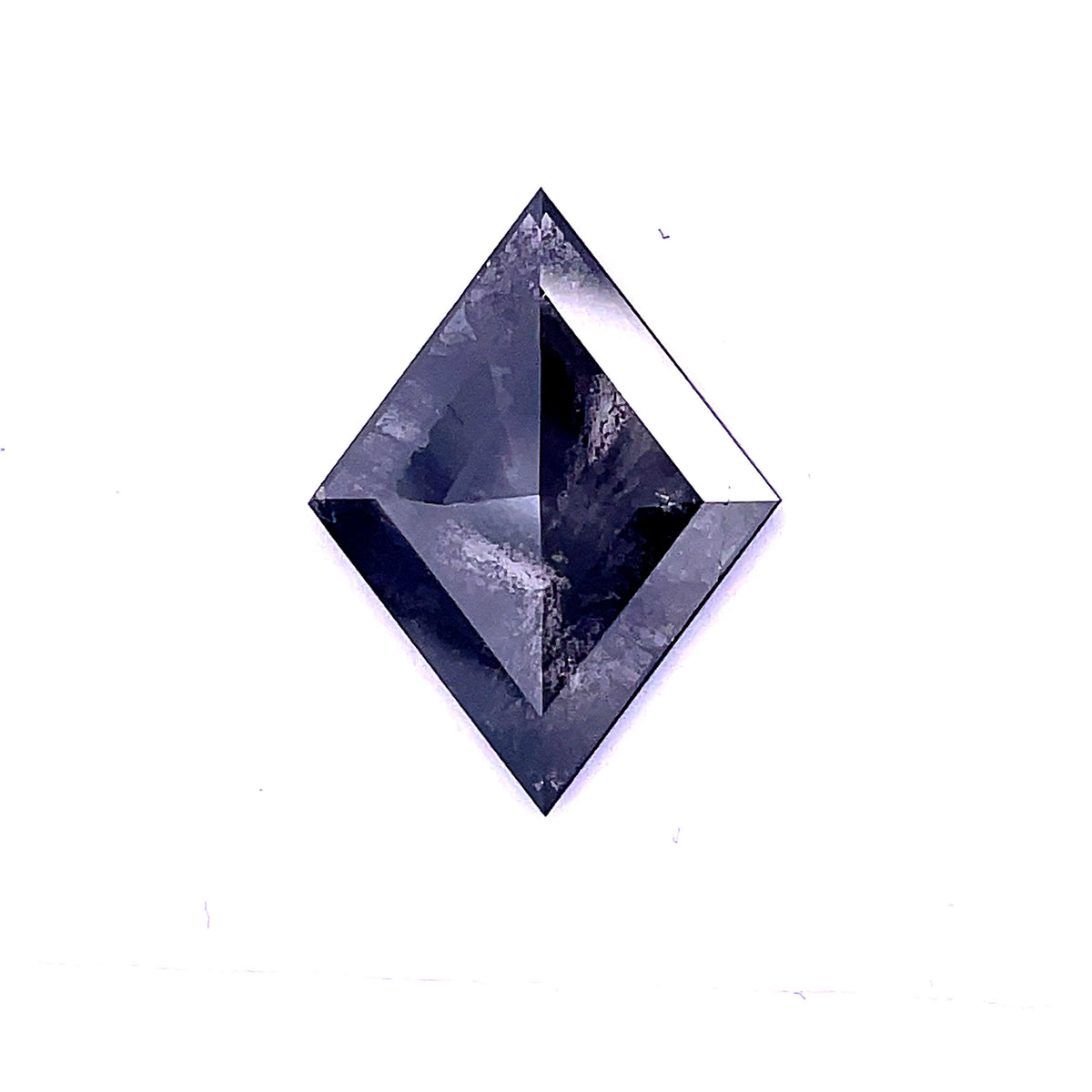 Lozenge Salt And Pepper Natural Diamond 3.62ct loose diamond