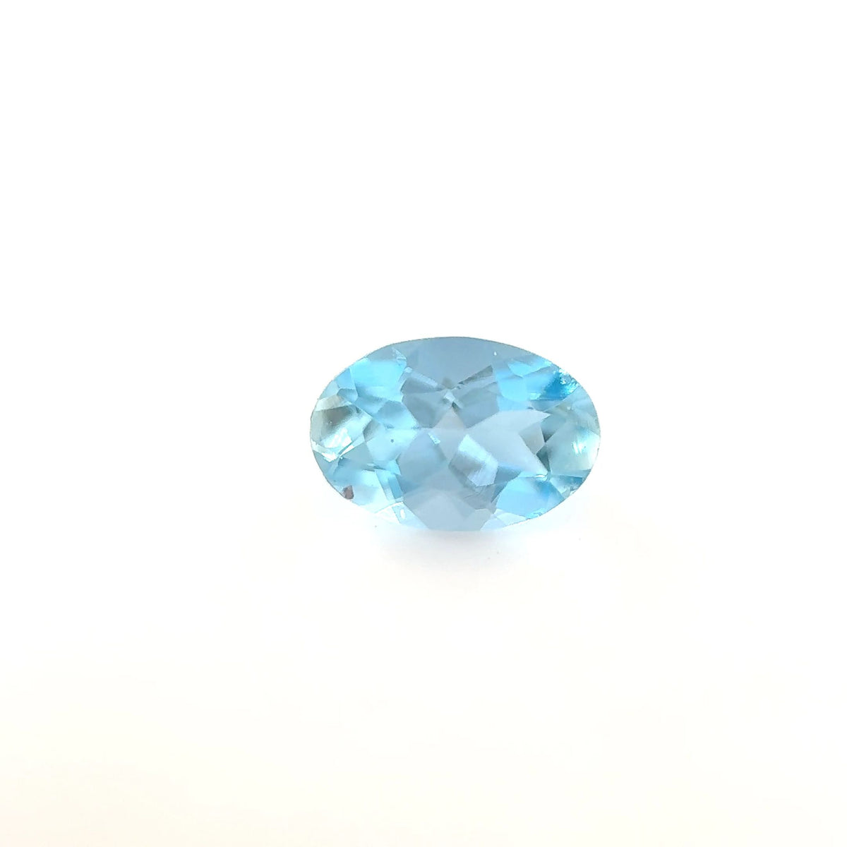 Oval Blue Aquamarine 0.4ct loose gemstone