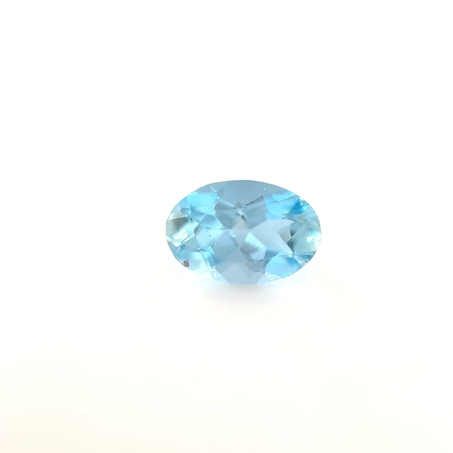 Oval Blue Aquamarine 0.4ct loose gemstone